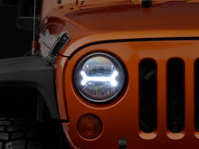 Cargar imagen en el visor de la galería, Raxiom 07-18 Jeep Wrangler JK LED Halo Headlights- Black Housing (Clear Lens)