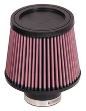Cargar imagen en el visor de la galería, K&amp;N Universal Rubber Filter-Round Tapered 2.5in Flange ID x 6in Base OD x 5in Top OD x 5in Height