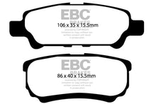 Cargar imagen en el visor de la galería, EBC 11-14 Chrysler 200 2.4 Greenstuff Rear Brake Pads