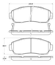 Load image into Gallery viewer, StopTech Performance 2010-2012 Acura RDX Front Brake Pads