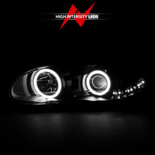 Cargar imagen en el visor de la galería, ANZO 1998-2002 Chevrolet Camaro Projector Headlights w/ Halo Black