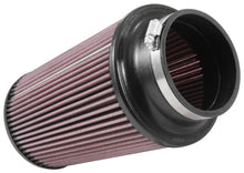 Cargar imagen en el visor de la galería, K&amp;N Universal Rubber Filter 4inch FLG / 6inch OD-B / 4-5/8inch OD-T / 9inch H