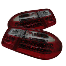 Cargar imagen en el visor de la galería, Xtune Mercedes Benz W210 E-Class 96-02 LED Tail Lights Red Smoke ALT-CL-MBW210-LED-RSM