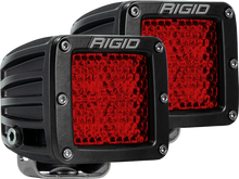 Cargar imagen en el visor de la galería, Rigid Industries D-Series - Diffused Rear Facing High/Low - Red - Pair