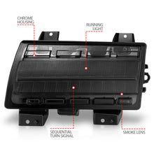 Cargar imagen en el visor de la galería, ANZO Wrangler 18-21/Gladiator 20+ LED Side Marker Lights Smoke w Sequential Signal